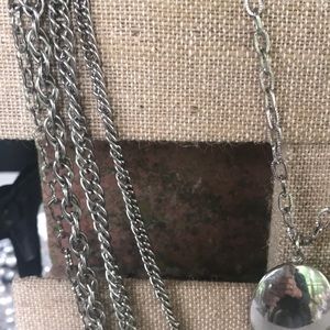Vintage Jewelry - Vintage Mutlichain drop pendant necklace Vintage Jewelry - Vintage Mutlichain drop pendant necklace